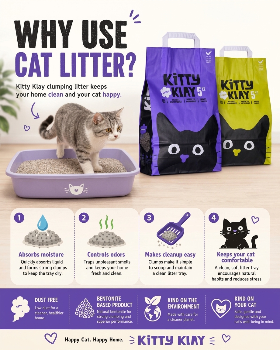 Kitty Klay Bentonite Clumping Cat Litter - Original 10Kg