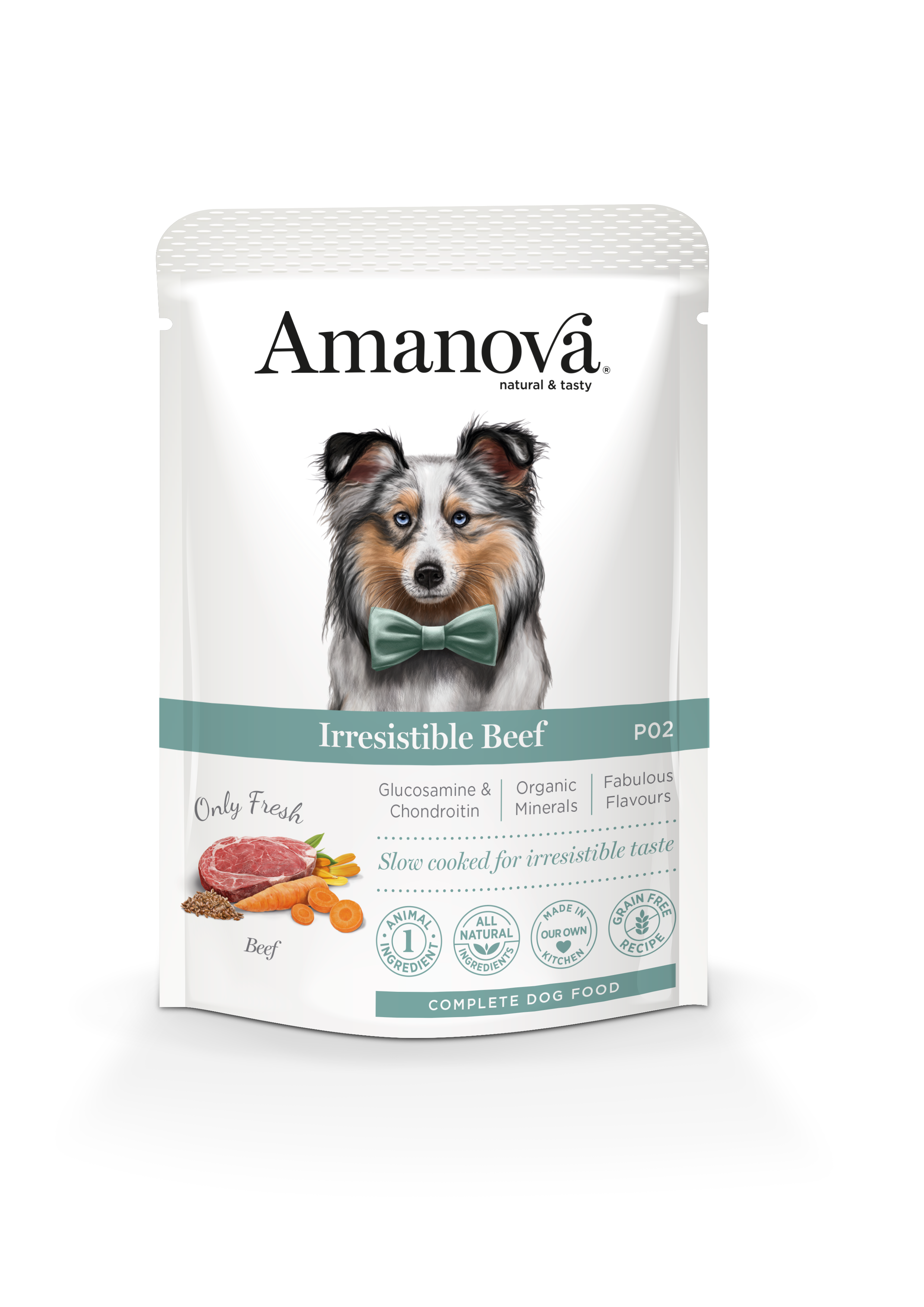 Amanova Wet Adult Irresistible Beef - 100g
