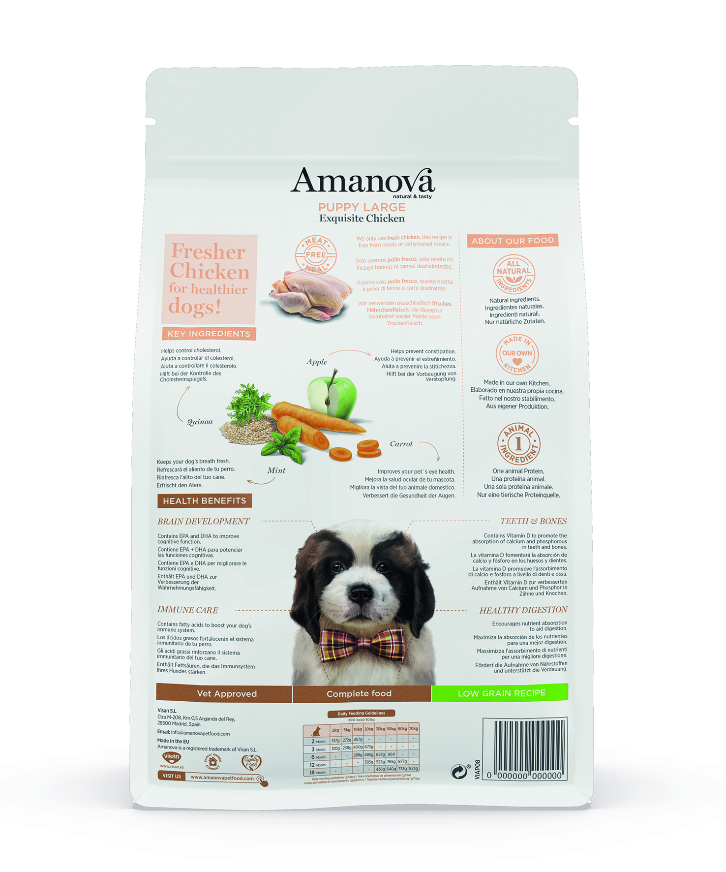 Amanova Puppy Large Exquisite Chicken 12kg