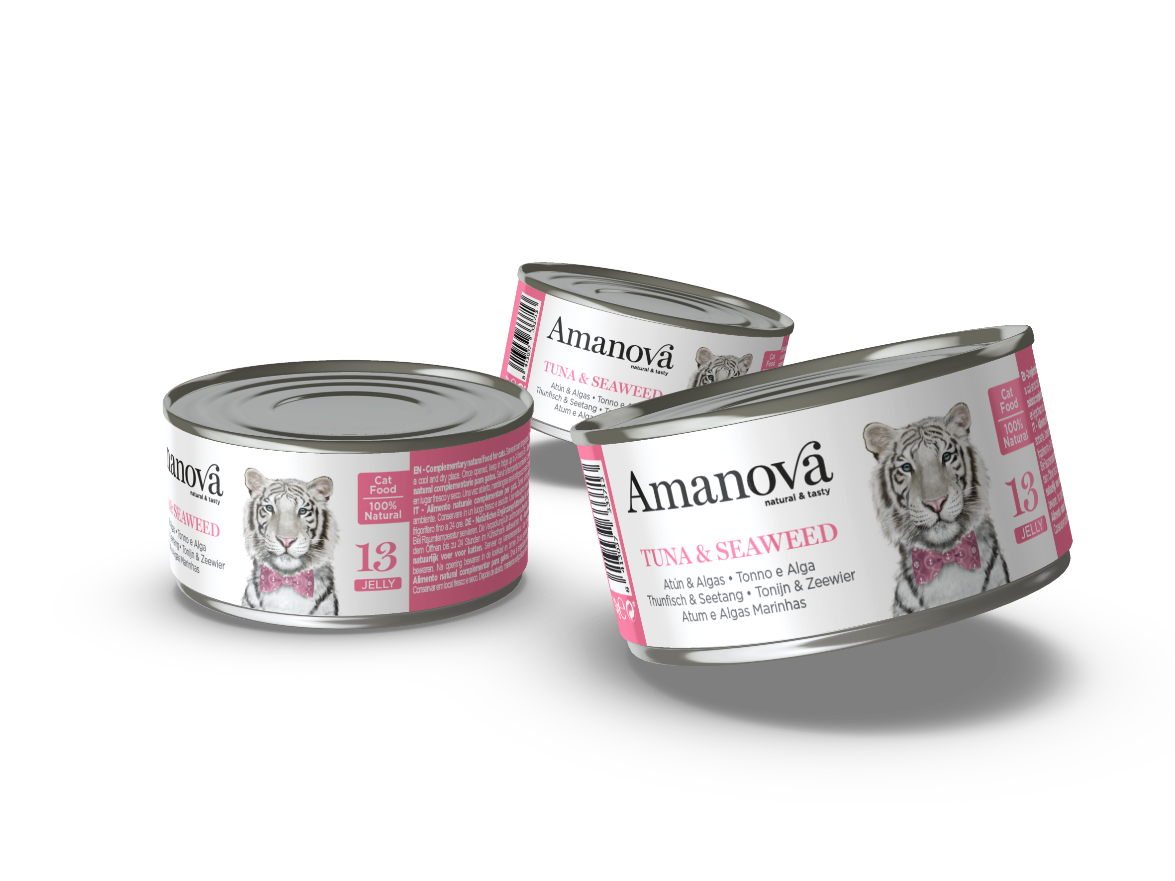 Amanova Canned Cat Tuna & Seaweed Jelly - 70g