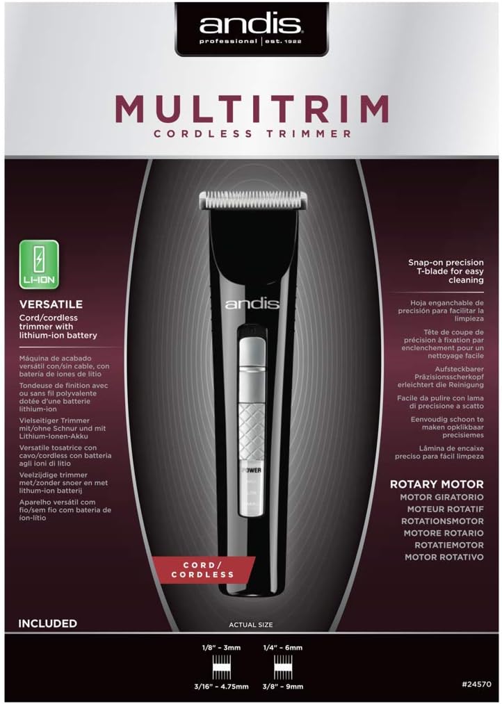 ANDIS CLT Multitrim Trimmer Kit - Black