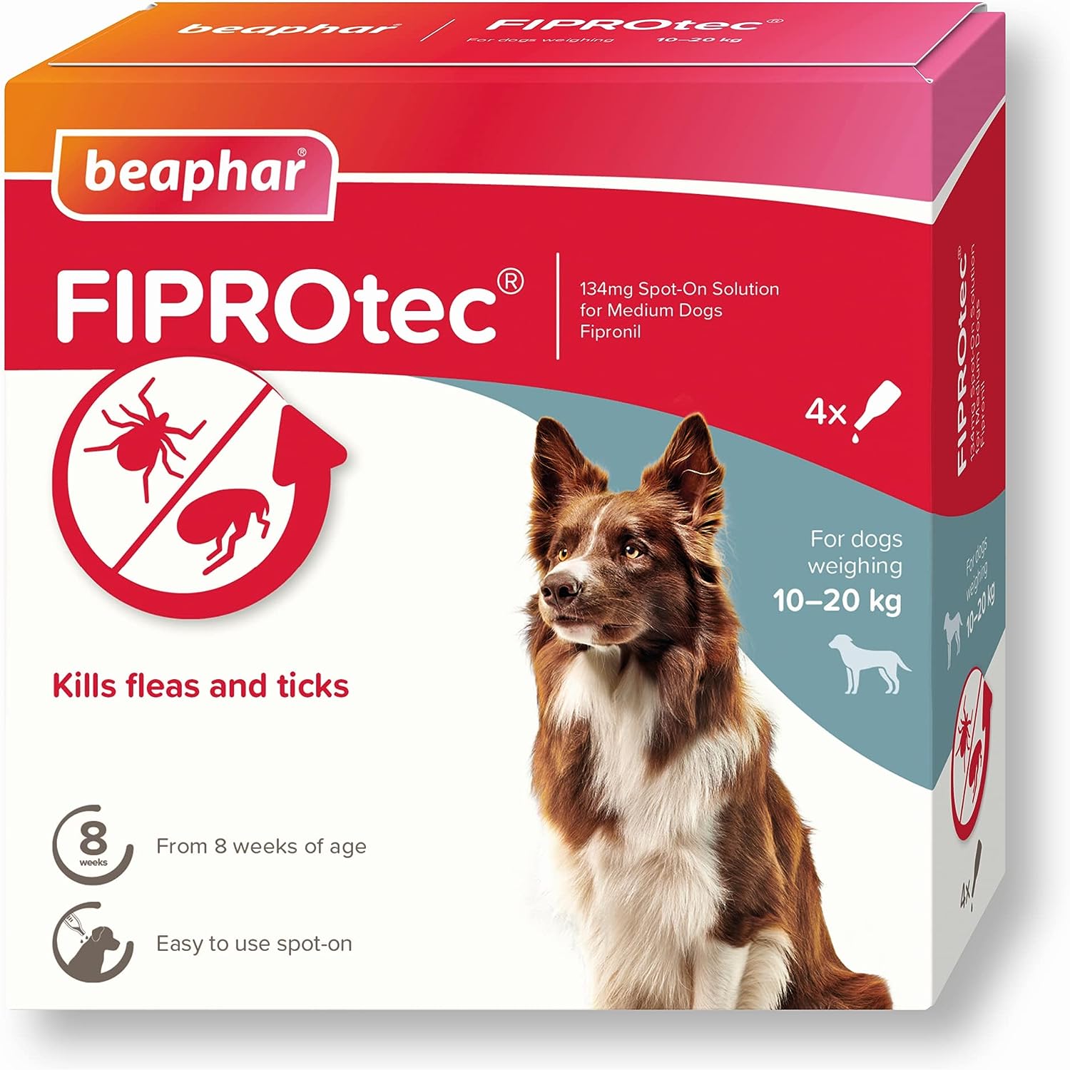 Fiprotec for Medium Dog - 4 Pipettes