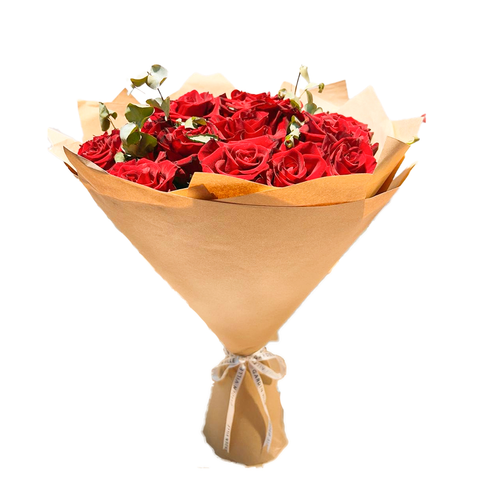 Luxurious Love: 24 Red Roses Bouquet