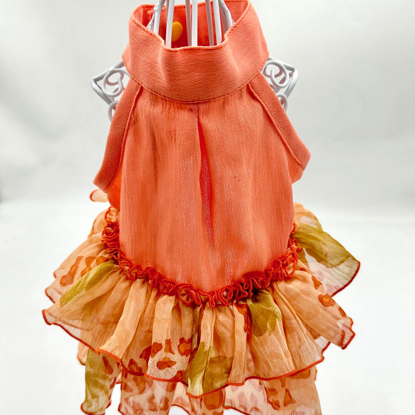 Coco Pets PEACH RUFFLES Dress- SML