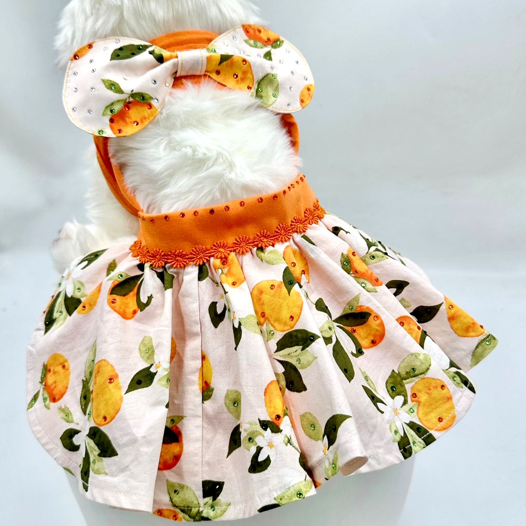 Coco Pets TUTU ORANGE- MED