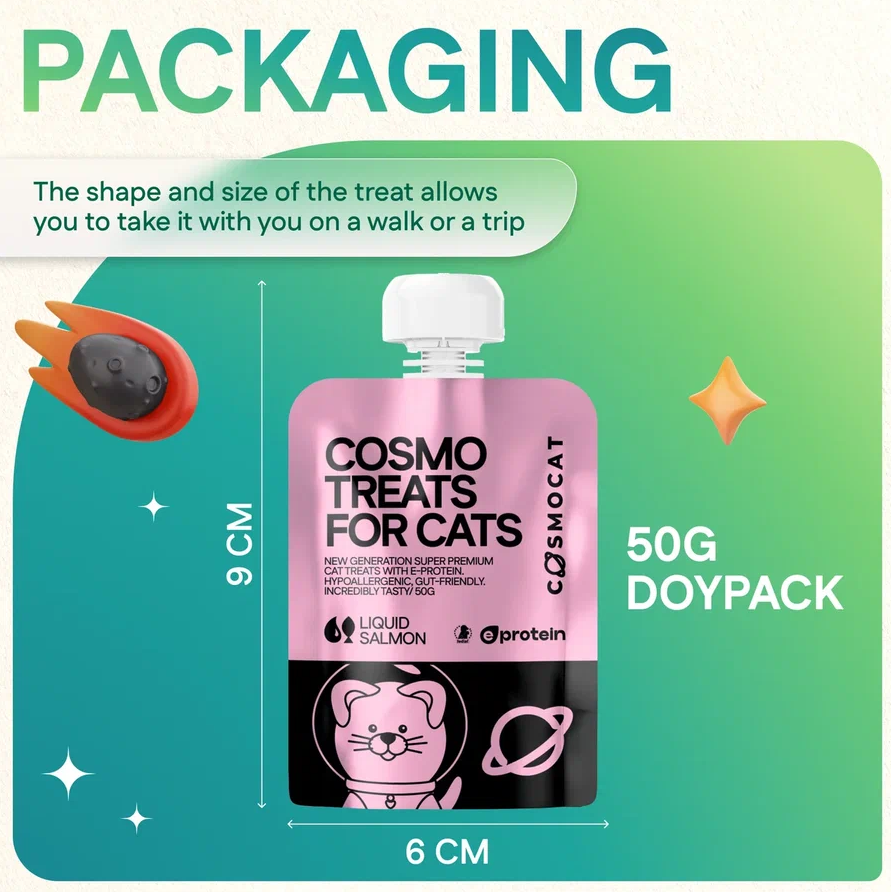 Cosmocat Salmon cream Cat Treats 50g