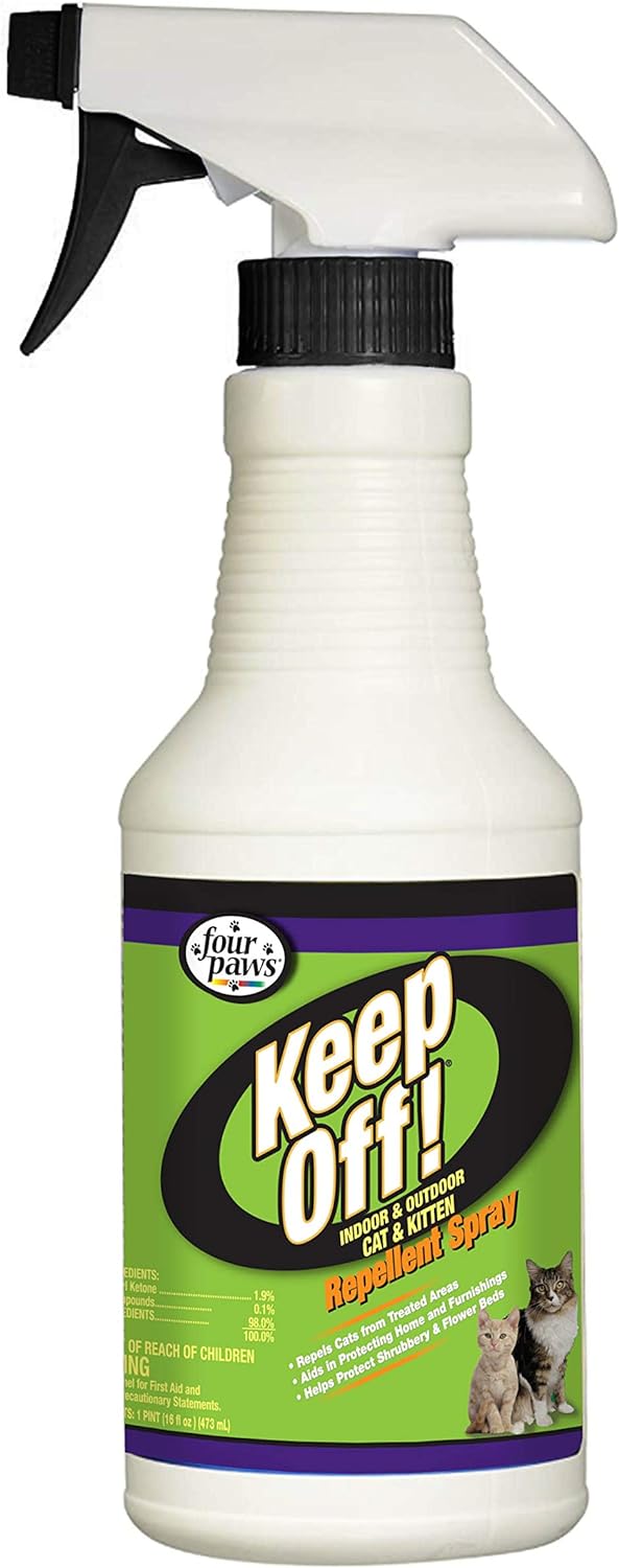 Four Paws Keep Off! Indoor Outdoor Repellent for Dogs and Cats 16oz