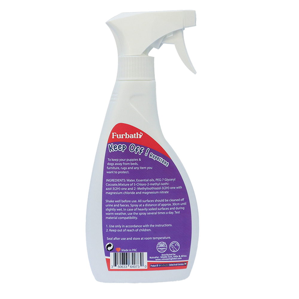 Furbath Keep Off Repellent for Dogs for Indoor and Outdoor Use - 300ml