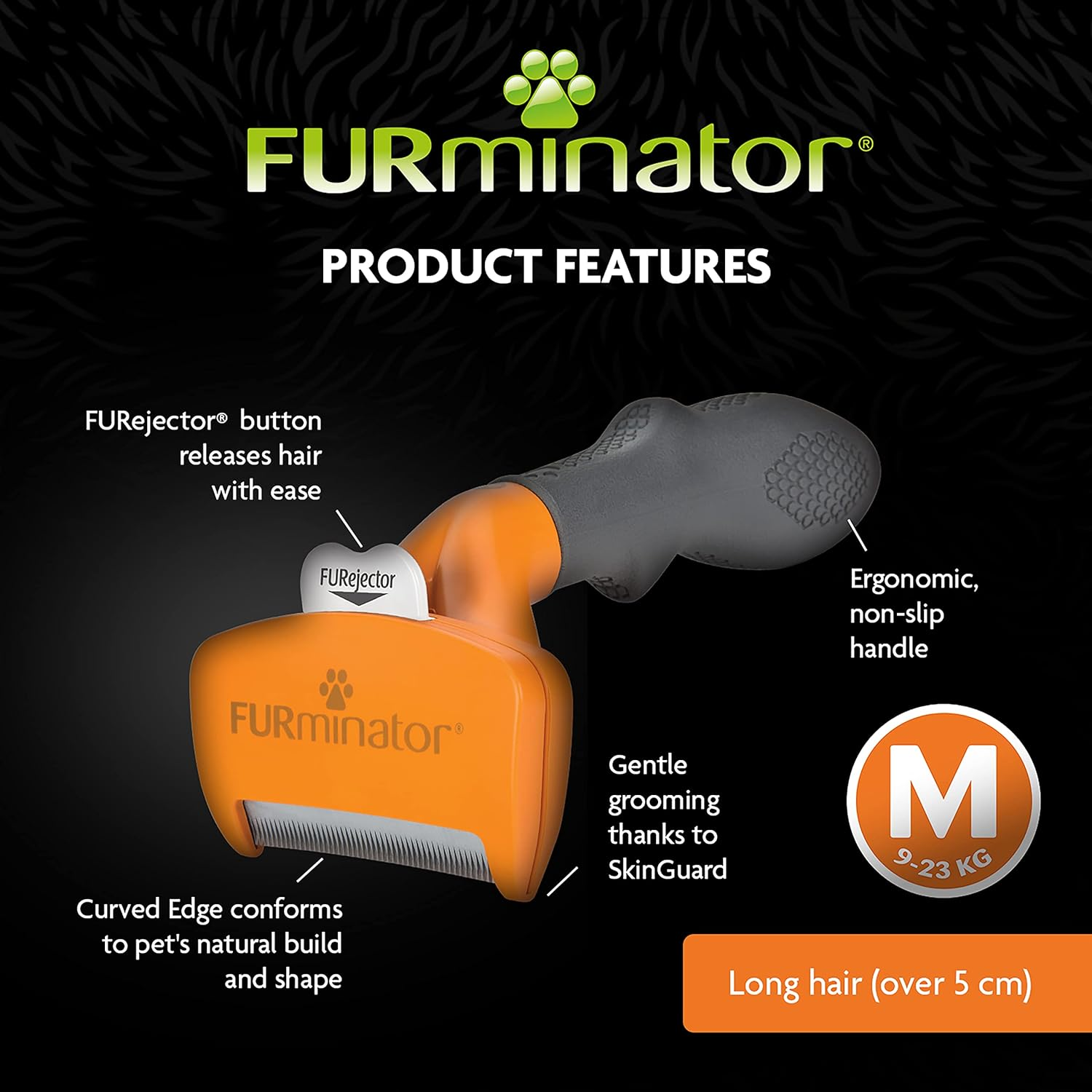 Furminator Dog Undercoat M Long Hair 12 YA