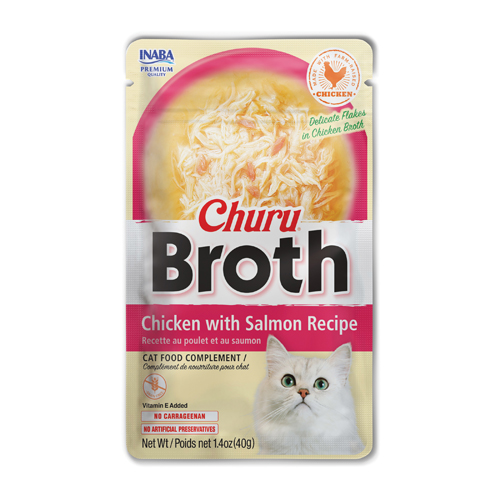 Inaba Chicken Broth with Salmon 40g