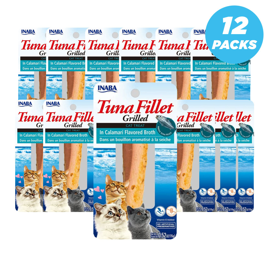INABA TUNA IN CALAMARI BROTH 15g /per Pc - Pack of 12