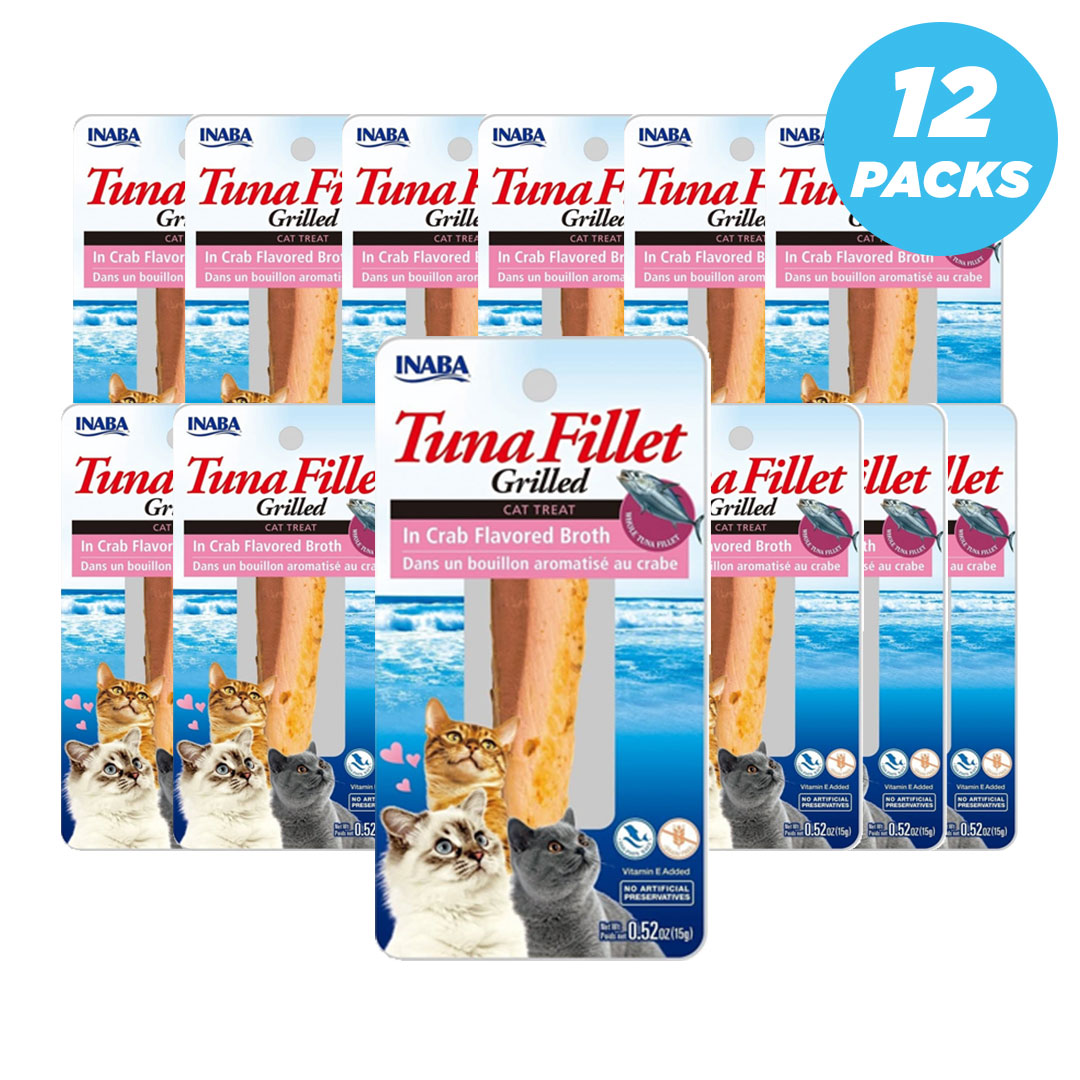 INABA TUNA IN CRAB BROTH 15g /per Pc - Pack of 12