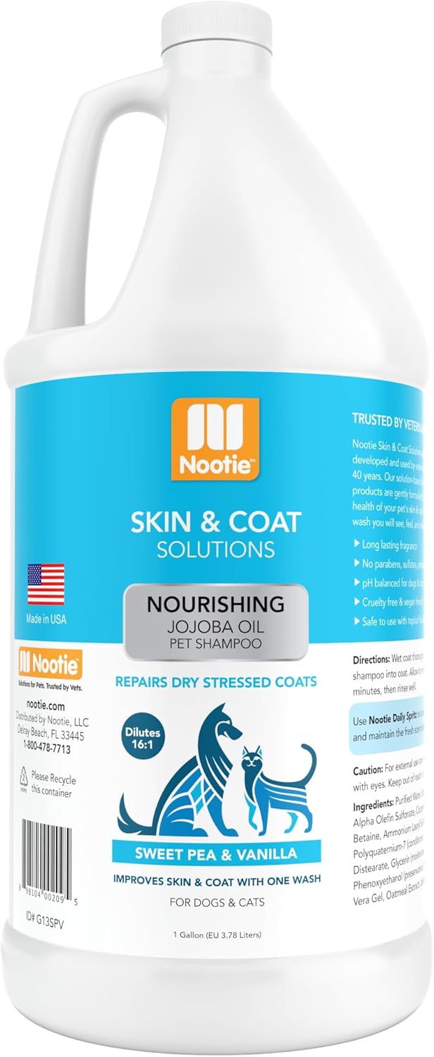 Nootie Shampoo - Refreshing Shampoo - Sweet Pea Vanilla Gallon (3.78 Litres)