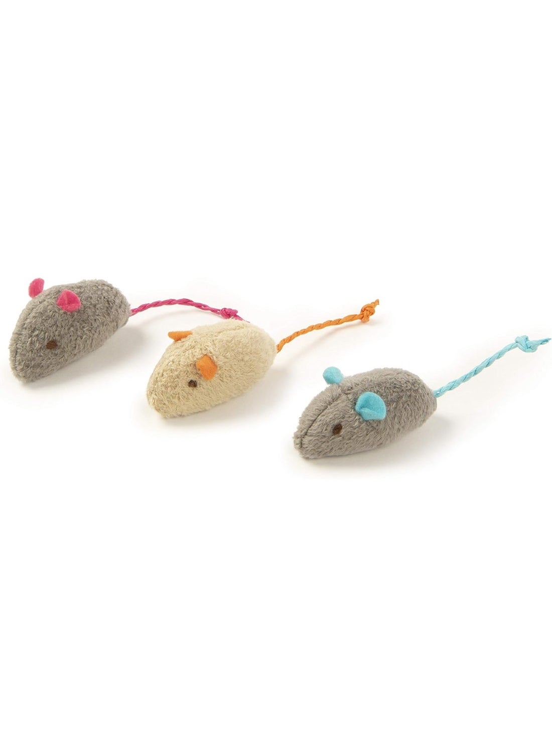 Wild Catz Tripletz Mouse Cat Toy 10.5cm, 17g