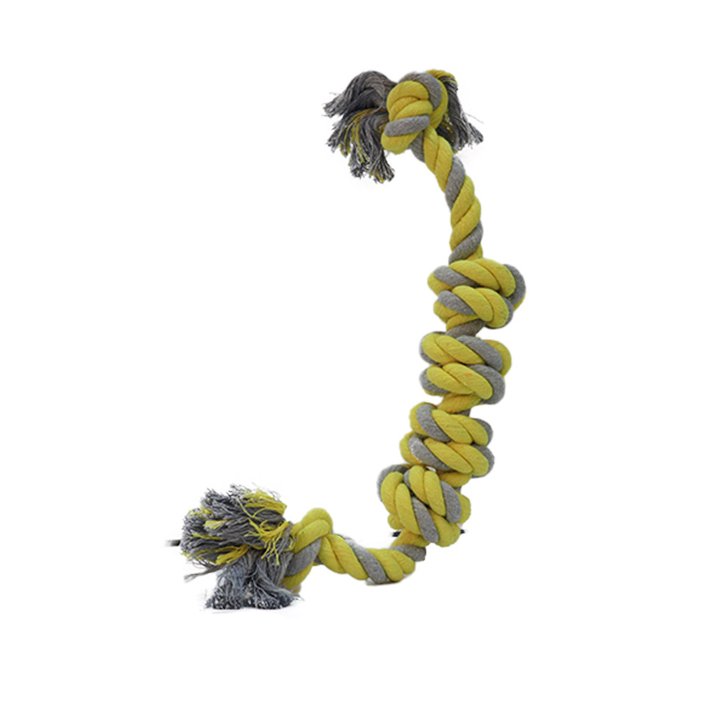 Plush Pet Dancing Rope - Yellow