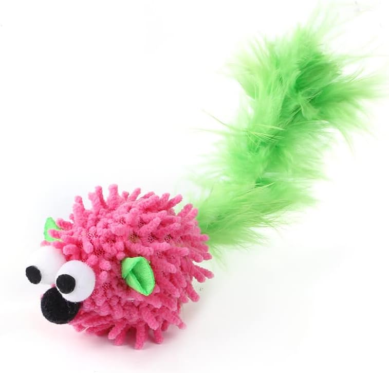 Wild Catz Hairy Tales Fabric, Feature Cat Toy (Multicolors)