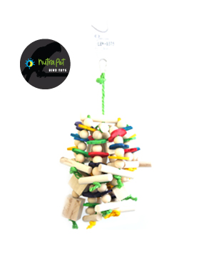 Nutrapet Hanging Bird Toy Lbw-0375 14*18 Cms