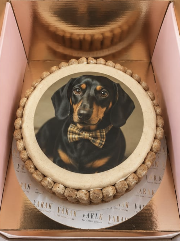 Pet Corner X Varak Collection : Dog cake With Picture
