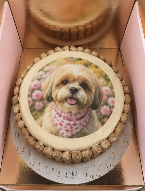 Pet Corner X Varak Collection : Dog cake With Picture
