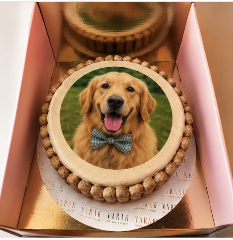 Pet Corner X Varak Collection : Dog cake With Picture