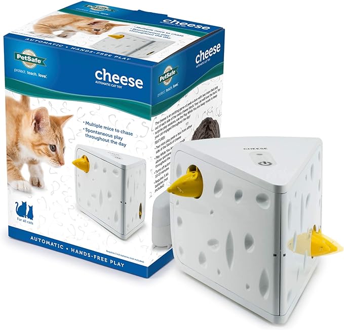 PetSafe Cheese Interactive Cat Toy
