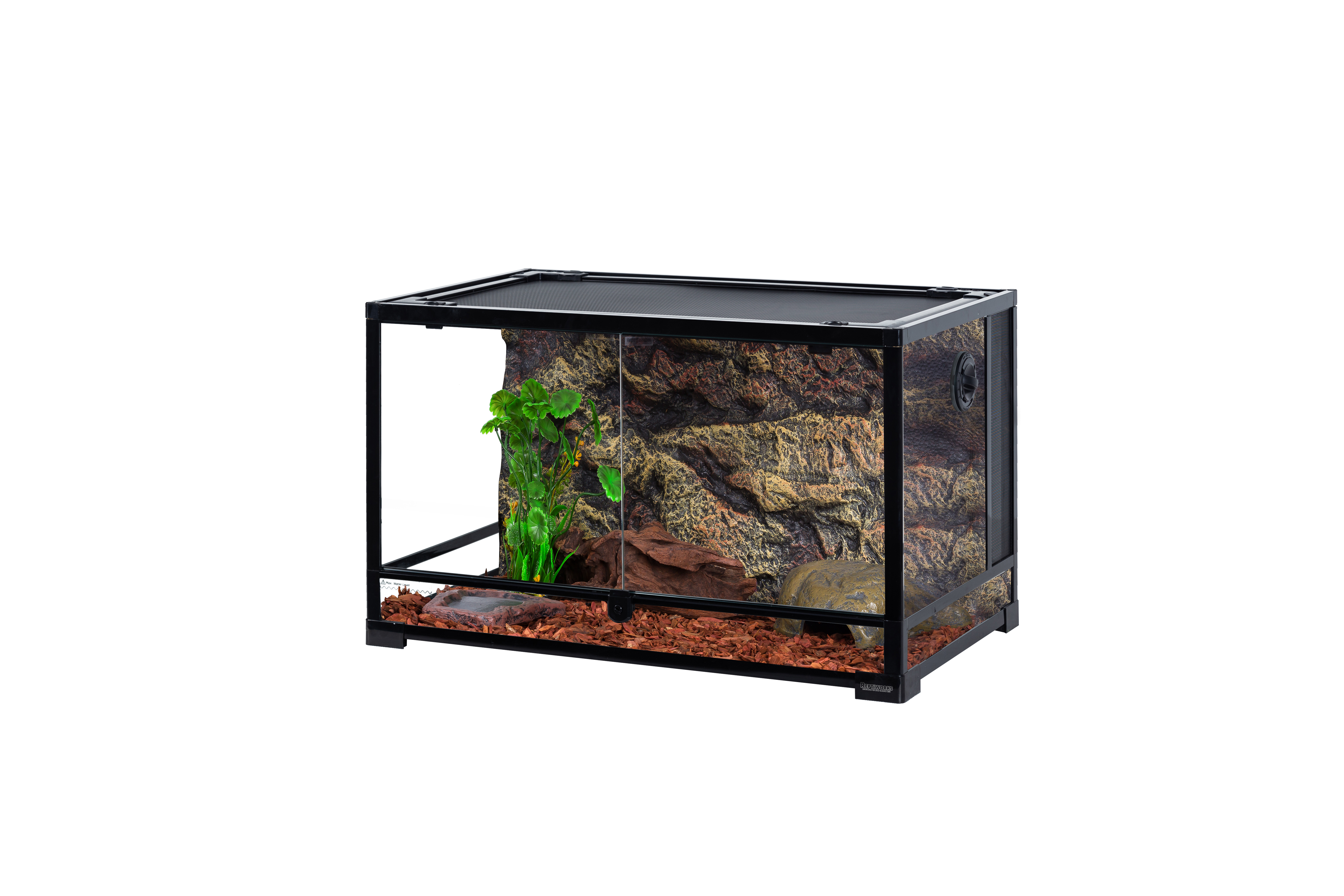 Repti Works Flat Packed Reptile Glass Terrariums-Hinge Door762X457X457Mm