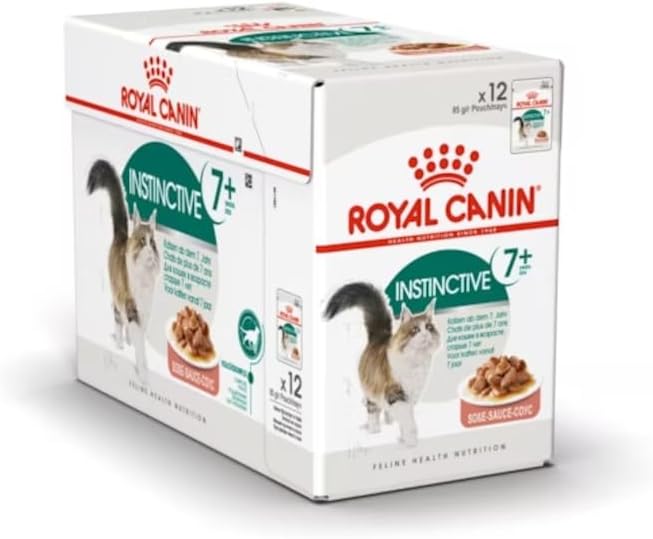 Royal Canin Feline Health Nutrition Instinctive +7 Gravy (WET FOOD - Pouches) Pack of 12