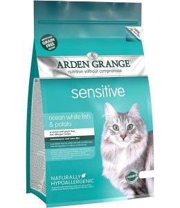 Arden Grange - Grain Free Adult Cat Sensitive White Fish & Potato (4kg)