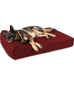 BEDS 52 x 42 x10 MAROON STRIPES