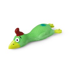 Crinkle Flying Hen Dog Toy - 1pc