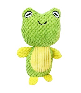 Plush Pet Squeakz Zebby/Bunny/Froggy Dog Toy - 1 Pc