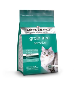 Arden Grange - Grain Free Adult Cat Sensitive White Fish & Potato (2kg)