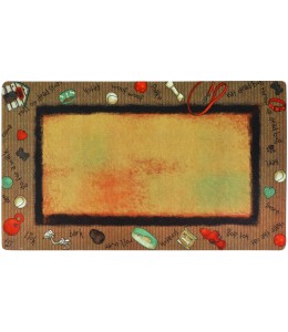 Drymate - Mat For Cats Tan Swirl Fish Kitty