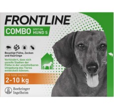 Frontline Flea & Tick Spot On Combo for Dogs & Home Protection Small - 3 Pipettes