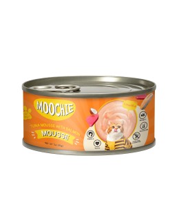 MOOCHIE TUNA MOUSSE WITH SALMON 85g Can