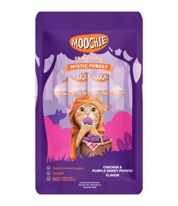 MOOCHIE Mystic Forest CHICKEN & PURPLE SWEET POTATO FLAVOR 15g Pouch