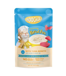 MOOCHIE CREAMY BROTH WITH TUNA BONITO 40g Pouch