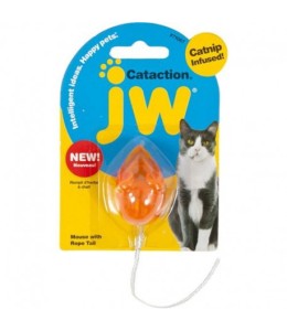 Petmate JW CATACTION MOUSE W/ BELL & TAIL