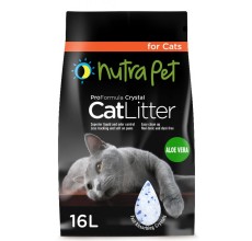NutraPet Cat Litter Silica Gel 16L – Aloe Vera Scent