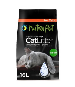 Nutrapet Cat Litter Silica Gel 16L- Aloe Vera Scent