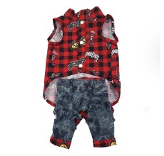 Buckeye Pride Dog Outfit