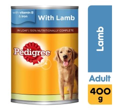 Pedigree Chum Lamb wet dog food 400g