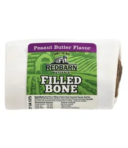 Redbarn Small Filled Bone Peanut Butter