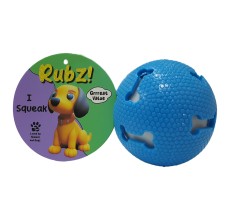 Rubz! Pierced Grid Shiny Ball - Multicolor - 1PC