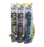 Swooosh The Only Leopard Colorful Safe Cat Collar Multicolor - 1PC