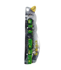 Swooosh Angry Birds Nylon Safe Cat Collar - Green