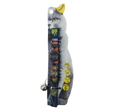 Swooosh Sun & Shine Safe Cat Collar - Grey