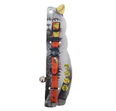 Swooosh Fresh Breeze Safe Cat Collar - Orange