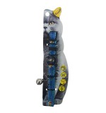 Swooosh Magpie Safe Cat Collar - Blue