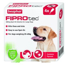 BEAPHAR FIPROTEC FOR LARGE DOG - 4 PIPETTES